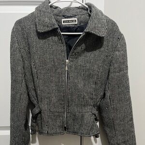 Maurices Monochrome Houndstooth Jacket